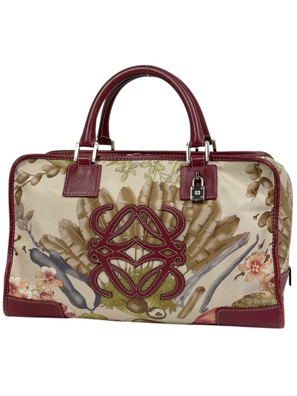 Loewe Amazona 36 Anagram Fabric Multicolor Handbag